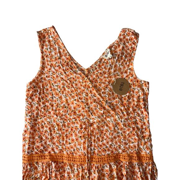 NWT Bibi Summer Floral Dress - Size Large - Lightweight & Breezy - Picture 2 of 7